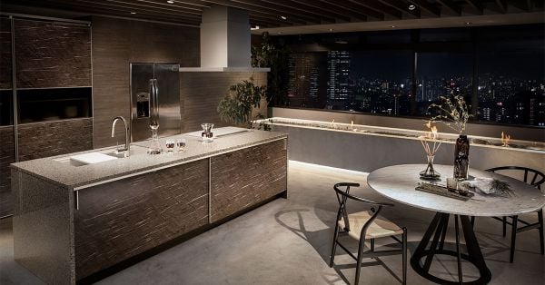 Tủ bếp Takara standard màu Brown Silk - Nét Nam Mỹ cho không gian nội thất phá cách