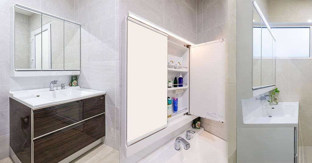 Ngắm nhìn công trình thực tế tủ gương lavabo Takara standard