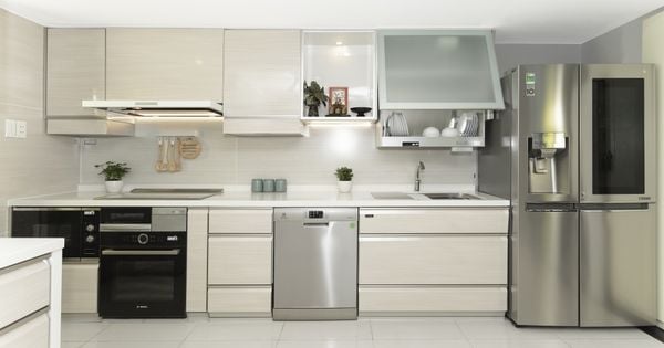 10 Mẫu Bàn Thờ Ông Táo Trên Tủ Bếp Trang Trọng