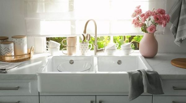 Kích Thước Bồn Rửa Chén 2 Ngăn Phù Hợp Cho Tủ Bếp