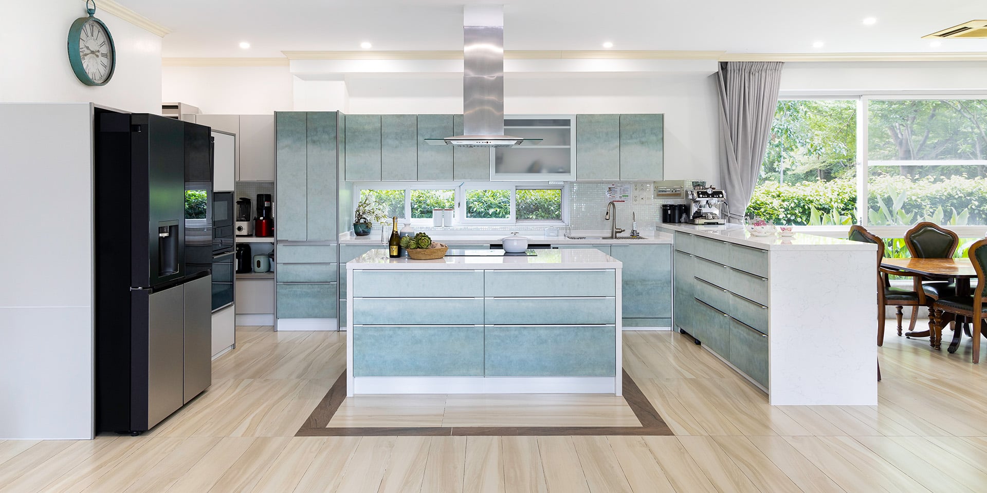 Hệ Tủ Bếp Lemure Cao Cấp Màu L1M - Nhà Phố Quận 9