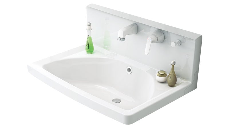 Hệ washstand dòng ONDINE có hai lựa chọn kiểu dáng chậu rửa độc đáo