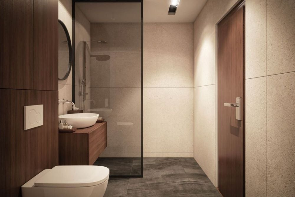 thiết kế phòng tắm 6m2 mẫu 12