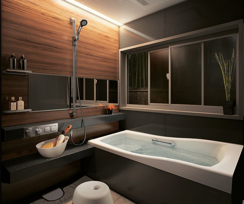Hệ nhà tắm cao cấp Takara standard - không gian thư giãn tuyệt đối sau cả ngày dài mệt mỏi với thiết kế đậm chất Nhật Bản