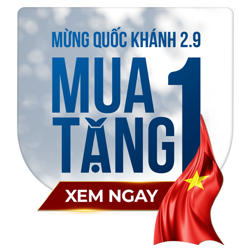 Mua 1 Tặng 1 Mừng 80 Năm Quốc Khánh 2/9, Ưu Đãi Nhân Đôi Tiện Nghi Vẹn Tròn