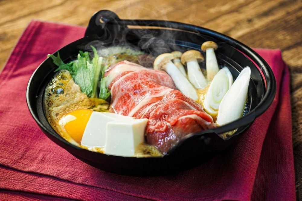 Cách làm lẩu sukiyaki 1