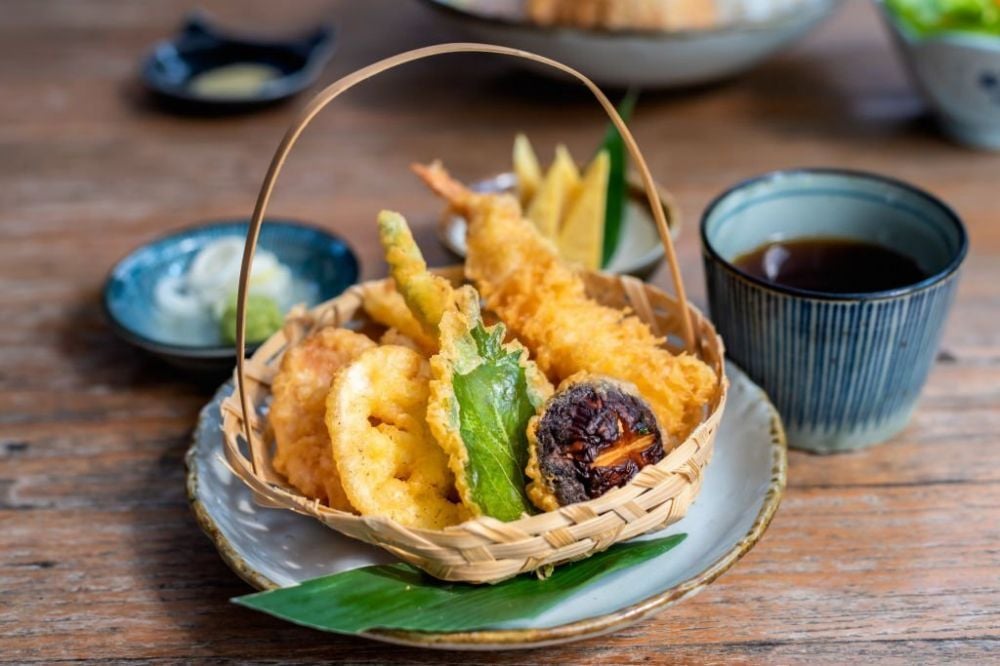 tempura rau củ