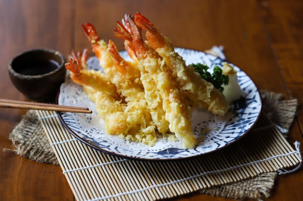 tempura tôm chiên