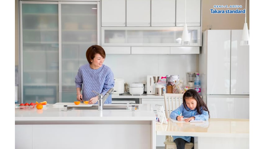 tủ bếp Nhật Bản