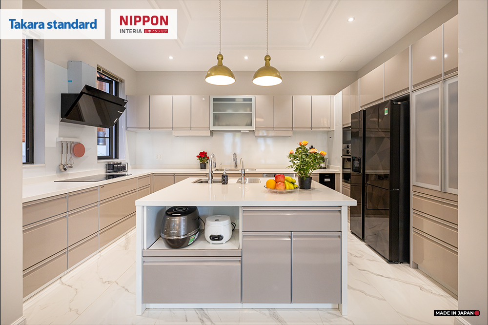 tủ bếp takara standard vinhomes