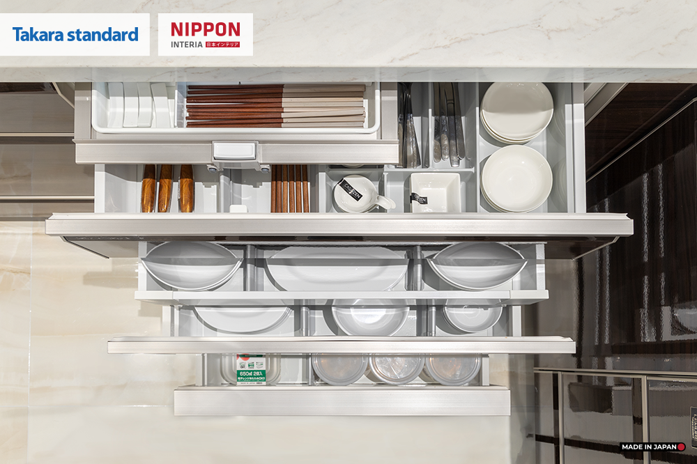 tủ bếp takara standard vinhomes