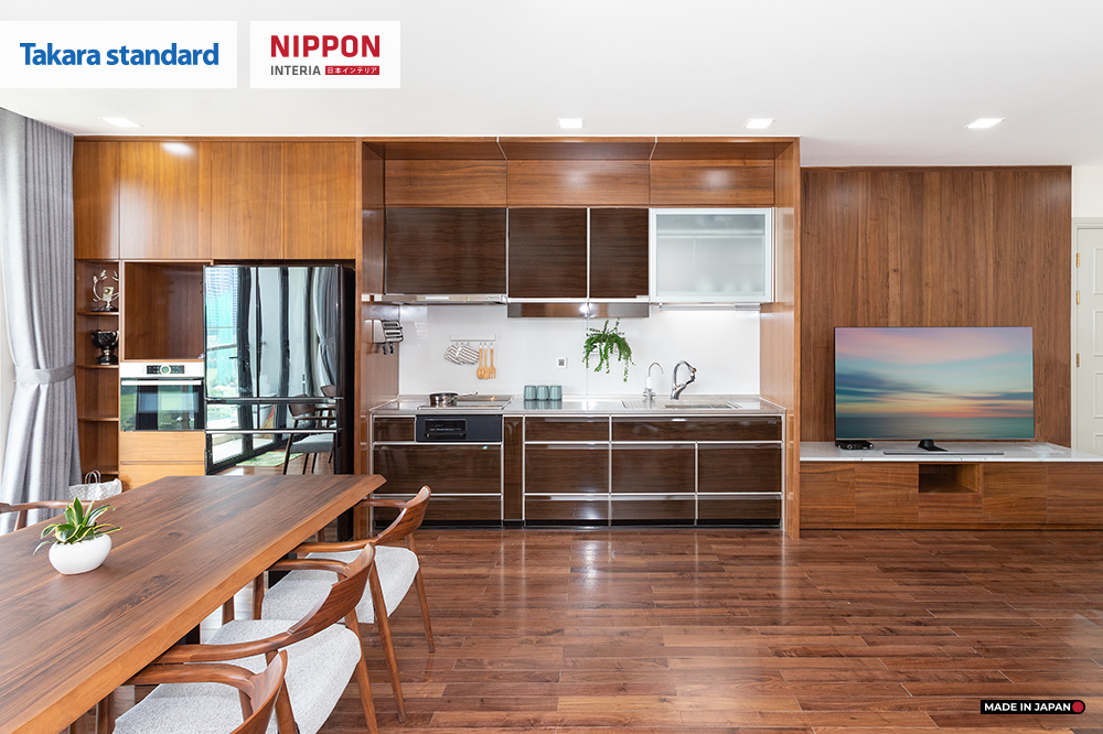 tủ bếp takara standard vinhomes