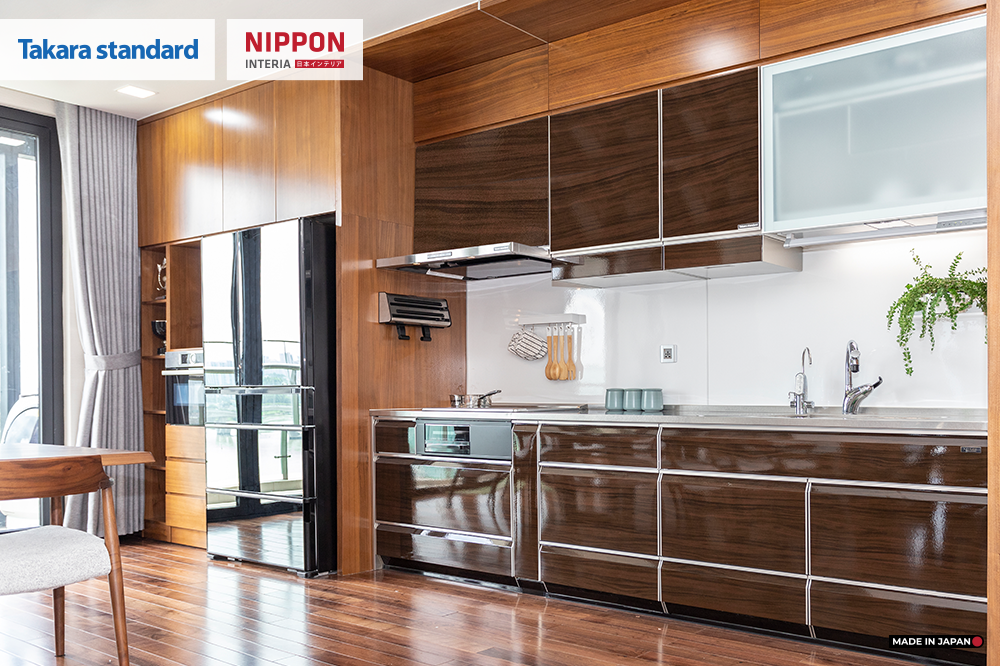 tủ bếp takara standard vinhomes