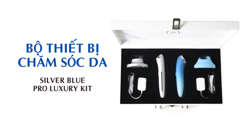 Bộ Thiết Bị Chăm Sóc Da Silver Blue Pro Luxury Kit