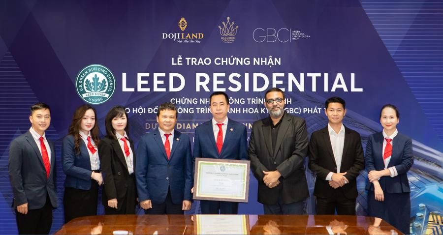 Dự án đầu tiên của Việt Nam được chứng nhận công trình xanh LEED Residential