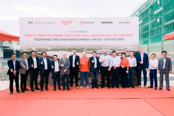 Dự Án “Công Ty Tnhh Techtronic Tools (Việt Nam) – Hạng Mục Nhà Máy Sản Xuất” Chính Thức Cất Nóc