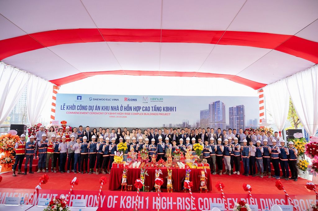 Ricons Khởi Công Dự Án Khu Nhà Ở Hỗn Hợp Cao Tầng K8HH1