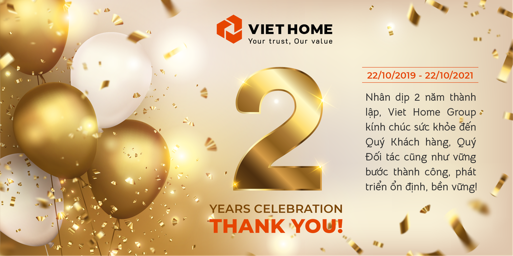 Chúc mừng sinh nhật lần thứ 2 - Viet Home Group