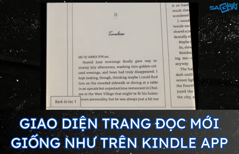 KINDLE RÒ RỈ GIAO DIỆN ĐỌC MỚI - GIỐNG ỨNG DỤNG TRÊN ĐIỆN THOẠI
