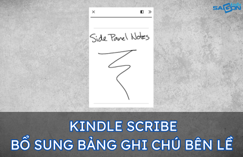 Kindle Ccribe cập nhật bảng ghi chú bên lề