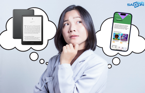kindle or apple books