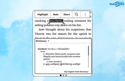 dictionary audio kindle