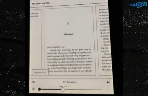 giao diện trang đọc mới của kindle