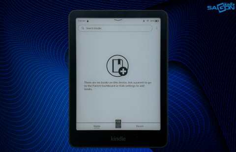 mất ebook khi bật kids mode