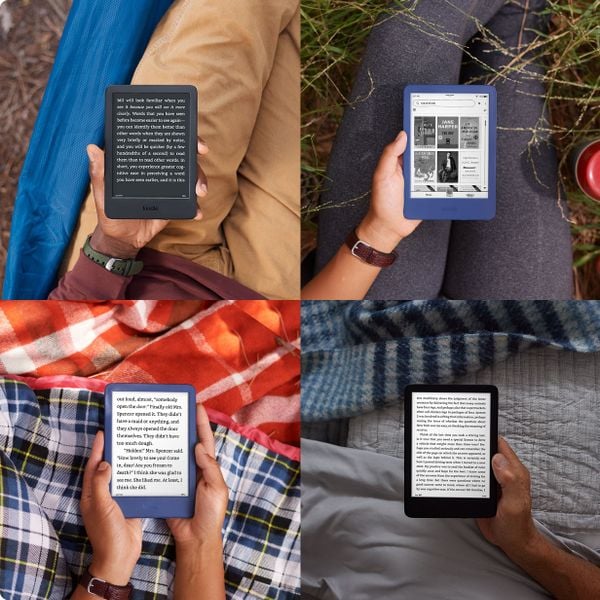 Máy đọc sách New Kindle 2022 11th - Xanh Denim