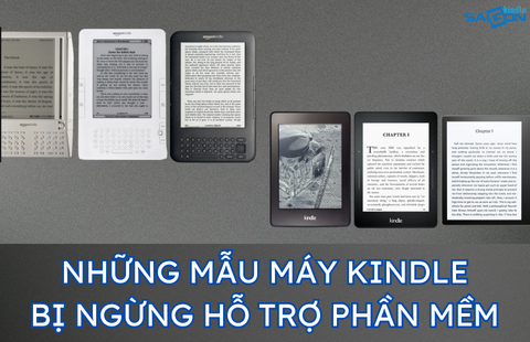 kindle ngừng hỗ trợ