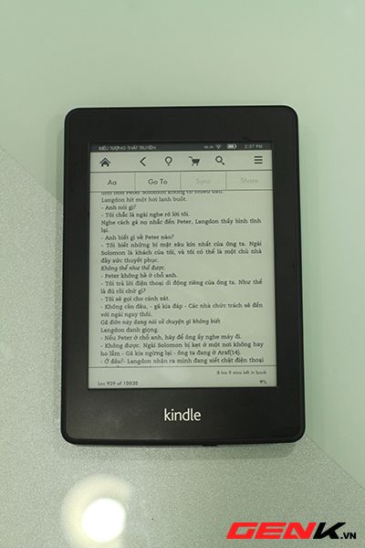 Review máy amazon kindle paperwhite