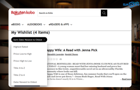 wishlist kobo