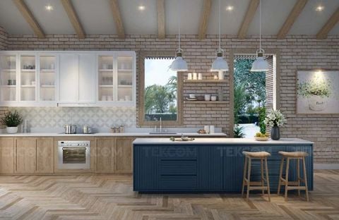Đa dạng không gian bếp cùng Plywood