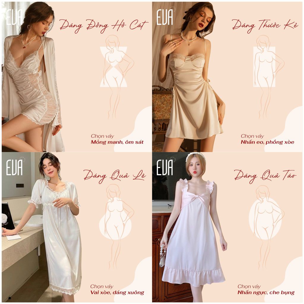 10 Váy Ngủ Kín Đáo  Mặc Kín Nhưng Vẫn Đẹp Xinh  Đồ Lót Nữ Giti Shop
