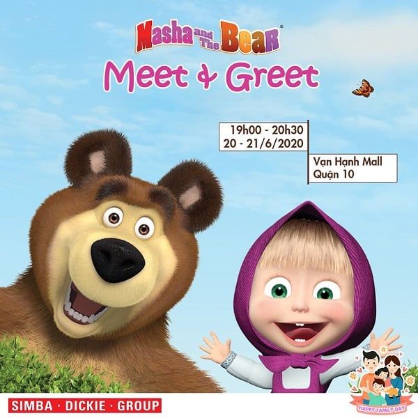 Simba Toys Vietnam: Meet & Greet Masha and the Bear - Cô Bé Masha Và Chú Gấu Xiếc