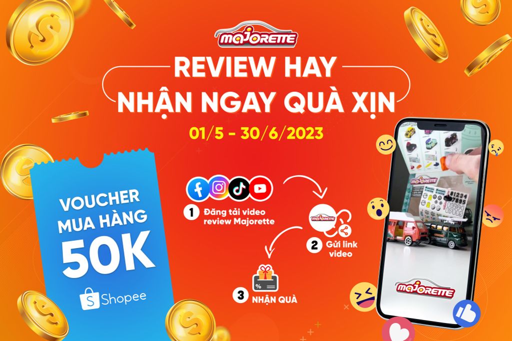 REVIEW HAY – 100% NHẬN NGAY QUÀ “XỊN”