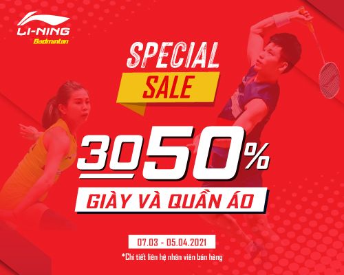 special-sale-giam-30-50-cac-san-pham-giay-va-quan-ao-cau-long