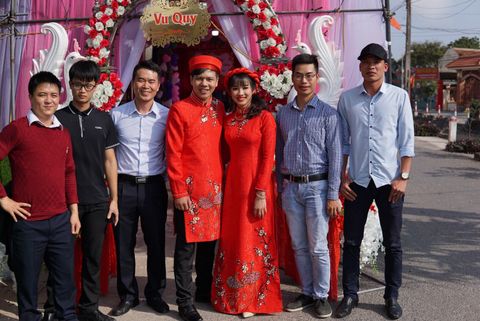 SACOM tham dự lễ cưới của CB phòng XNK 14.2.2019