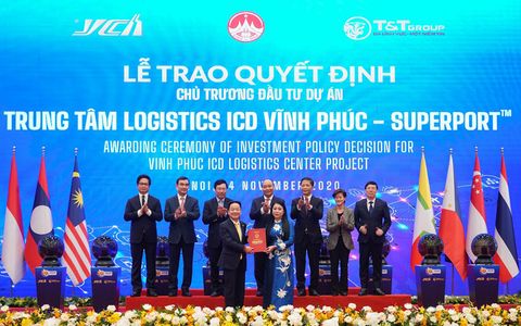 T&T Group bắt tay tập đoàn Singapore triển khai trung tâm logistics quy mô 83ha tại Vĩnh Phúc