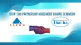 🎉 SACOM ký hợp đồng đại lý với đối tác Thái Hà 🎉