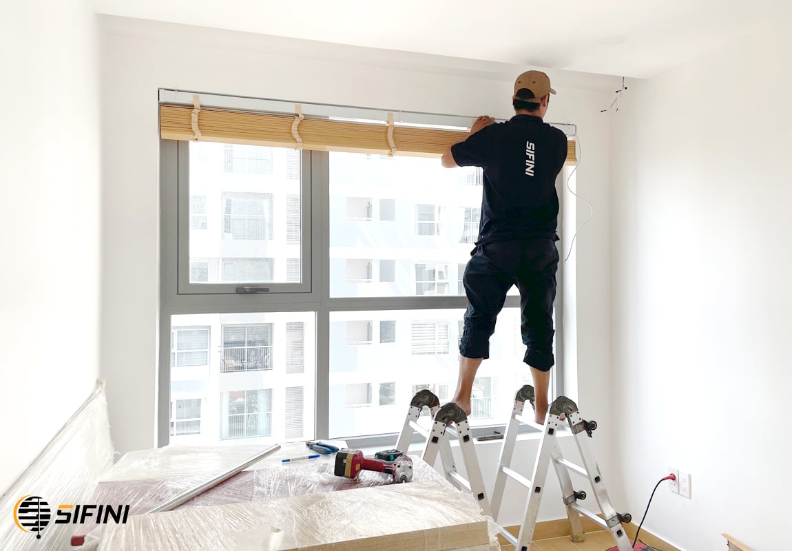 Thi công lắp đặt rèm