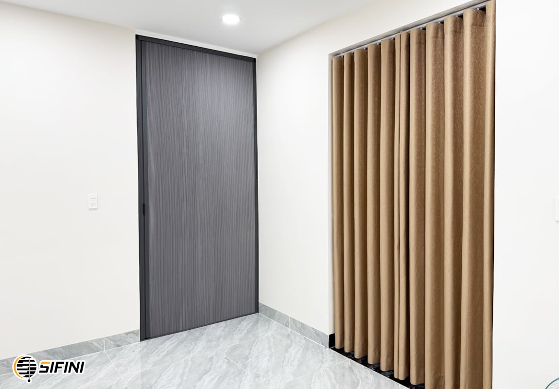 Combo rèm vải và rèm tổ ong