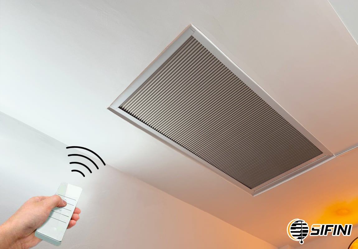 Rèm tổ ong giếng trời