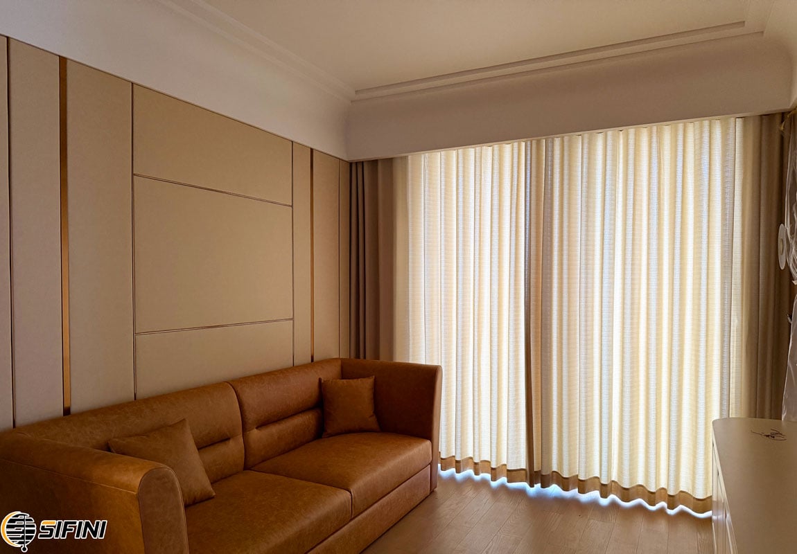 Rèm vải động cơ