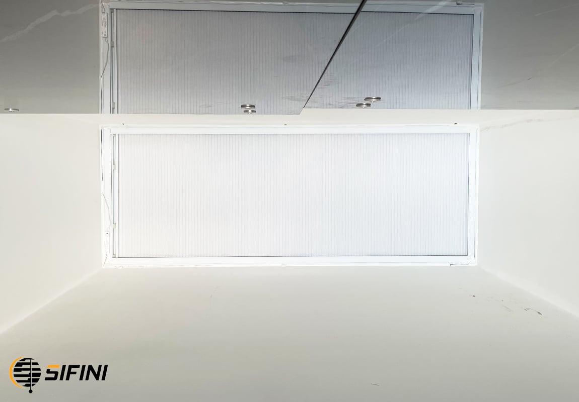 Rèm tổ ong giếng trời tự động