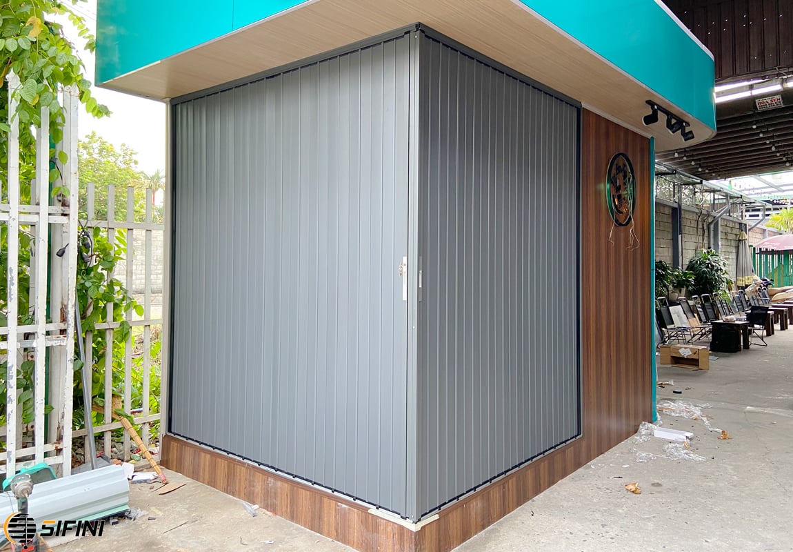 Cửa xếp lá nhôm