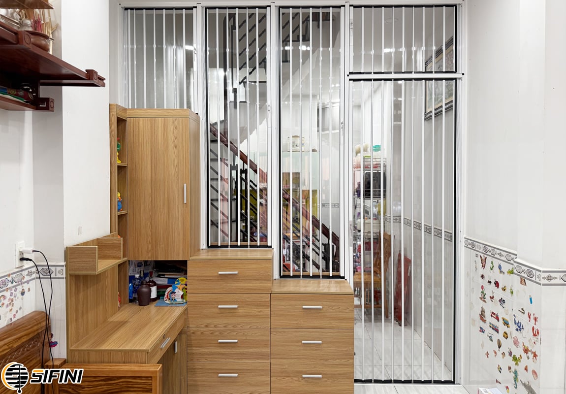 Cửa xếp lá nhôm