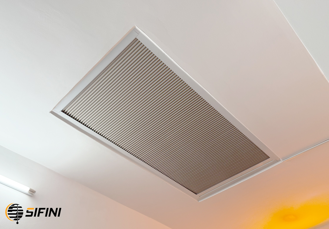 Rèm tổ ong giếng trời tự động