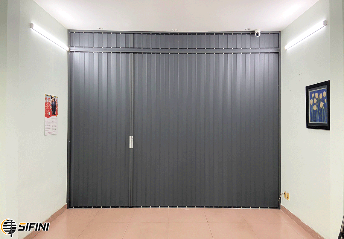 Cửa xếp lá nhôm