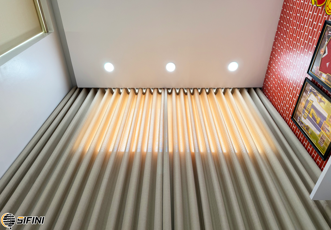 Rèm vải thông tầng động cơ